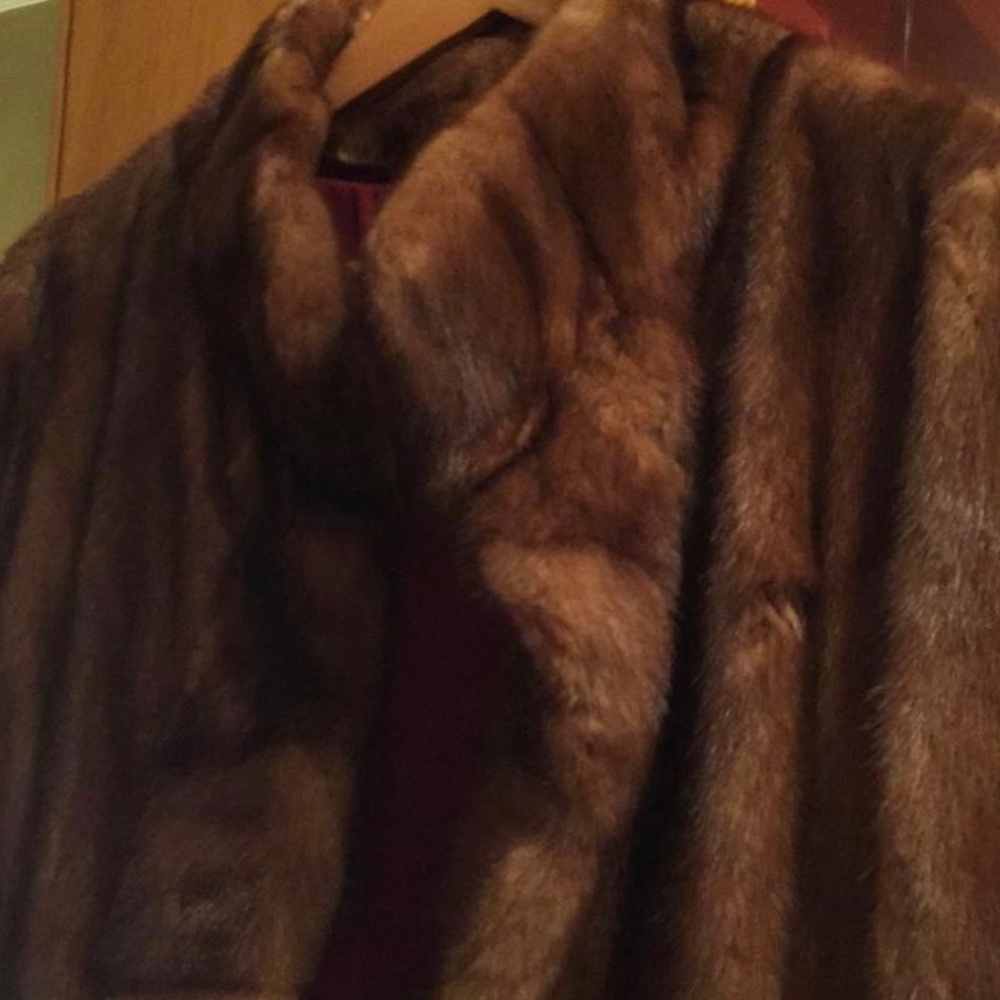 Mink fur coat